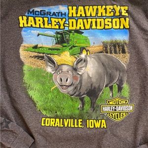 Men’s long sleeve Harley Davidson shirt